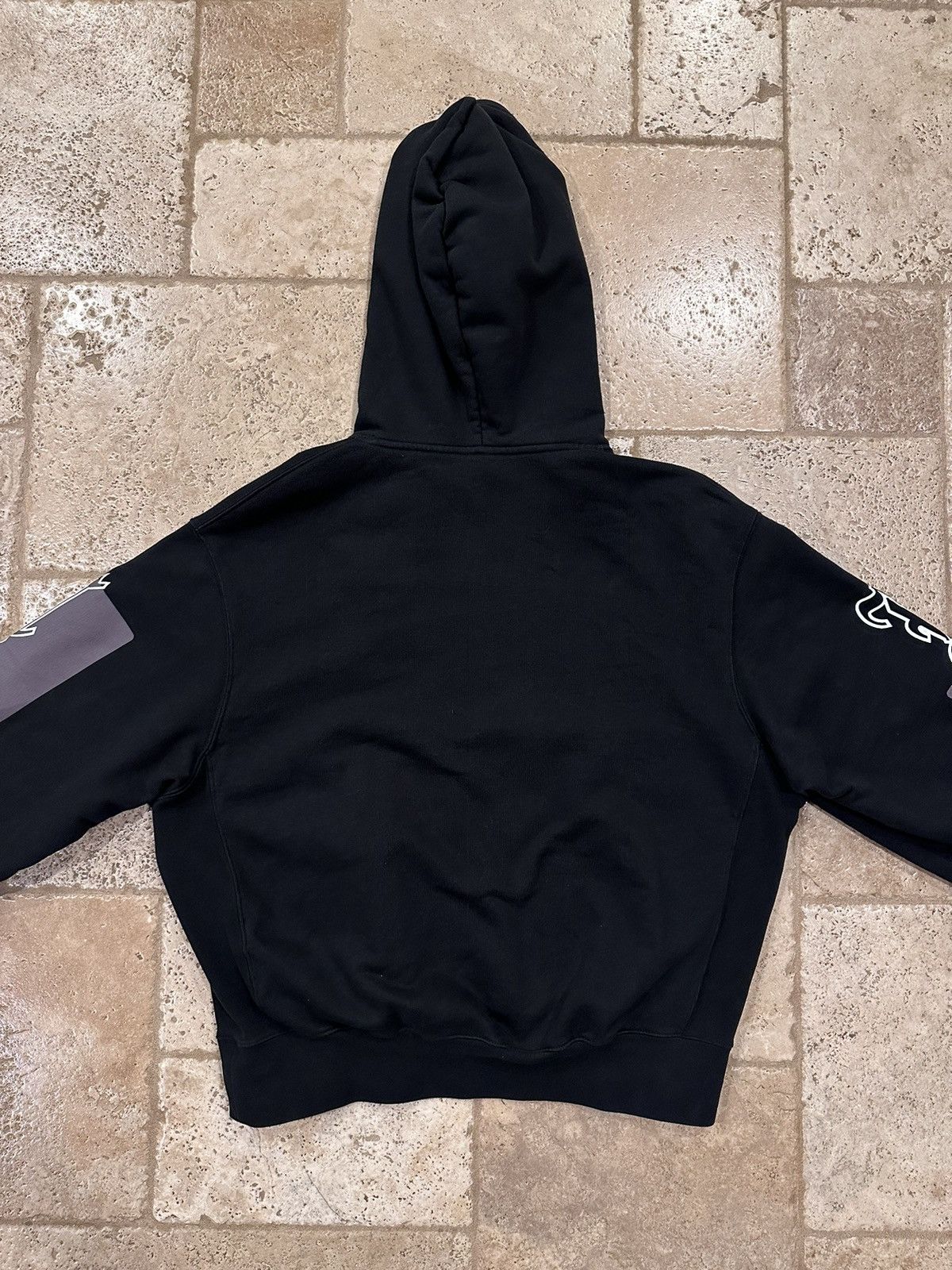 Heron Preston Heron Preston Logo Color Block Gothic Print Black Hoodie Size US M / EU 48-50 / 2 - 8 Thumbnail
