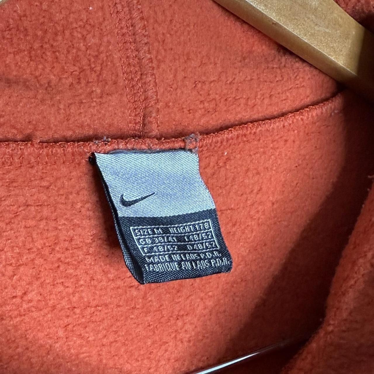 Nike Nike Vintage Mini Swoosh Logo Orange Hoodie Size US XL / EU 56 / 4 - 6 Thumbnail