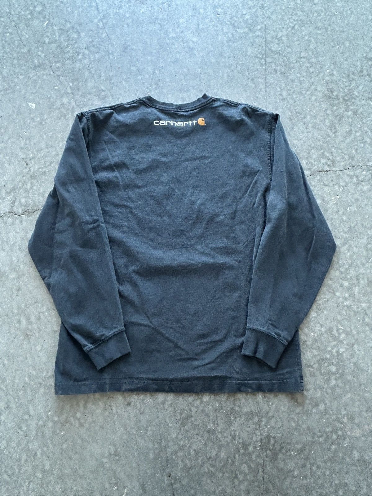 Carhartt Vintage Y2K Carhartt Spellout Logo Longsleeve Tee Faded Size US M / EU 48-50 / 2 - 6 Thumbnail