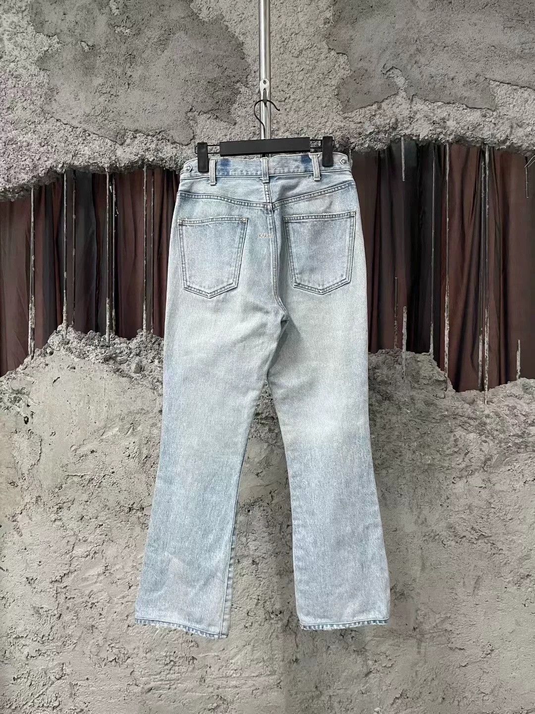 Celine Celine Gold Chain Triomphe Flared Jeans Size US 7 / EU 40 - 2 Thumbnail
