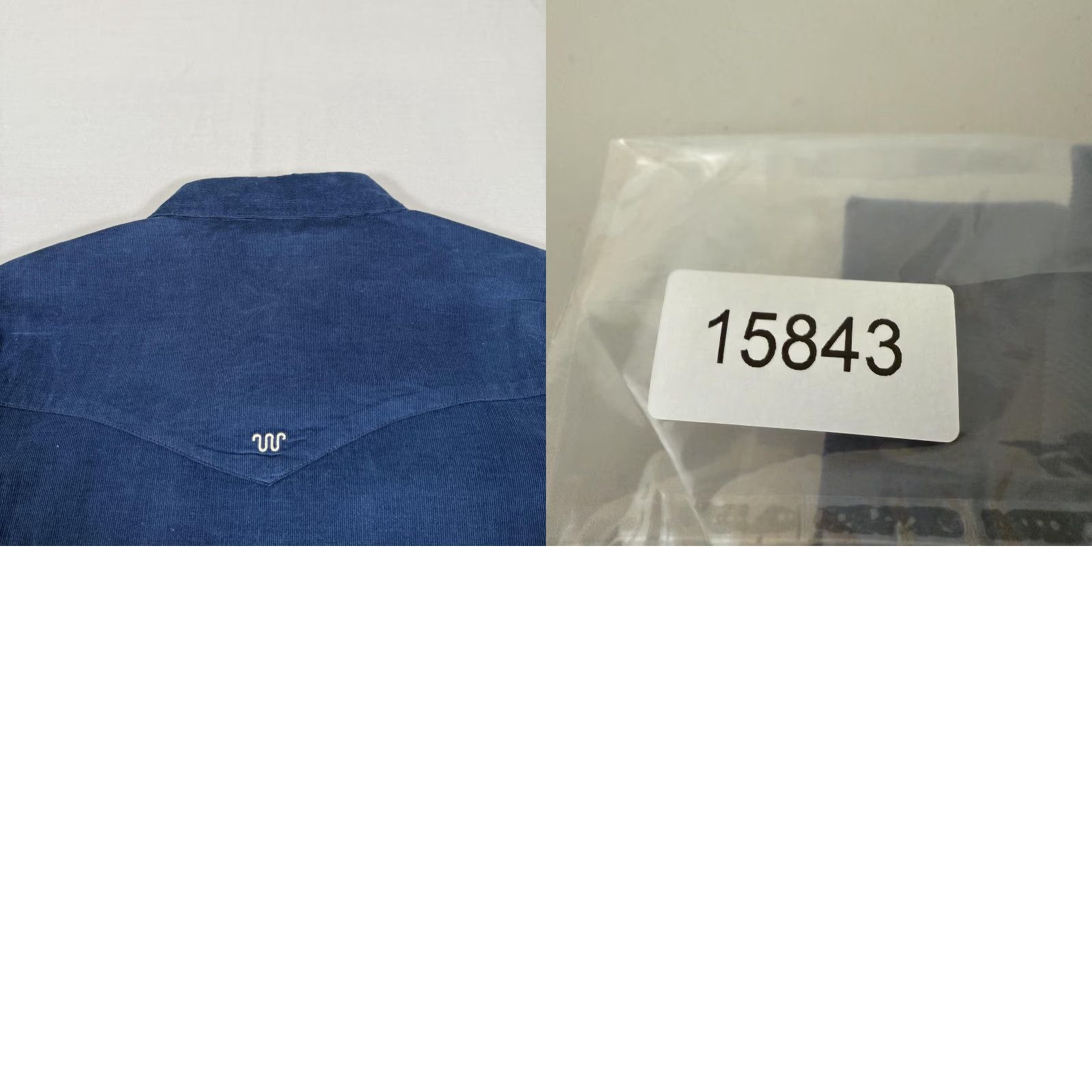 Vintage King Ranch Shirt Mens Medium Blue Corduroy Pearl Snap Western Cowboy Long Sleeve Size US M / EU 48-50 / 2 - 9 Thumbnail