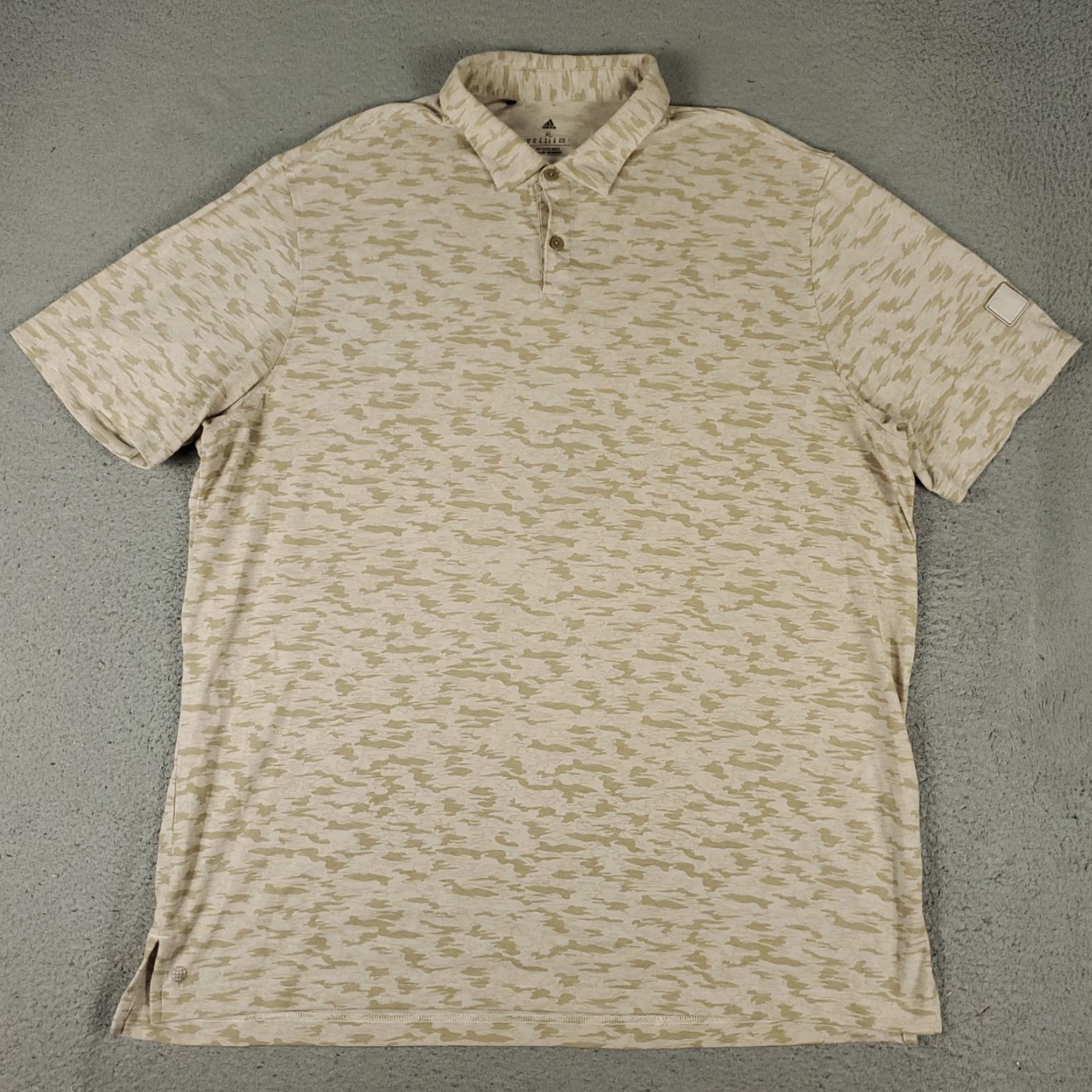 Adidas Adidas Polo Shirt Mens Size XL Beige Camouflage Golf Casual Short Sleeve Polo Shirt Mens XL Beige Camouflage Golf Casual Short Sleeve Adidas Size US XL / EU 56 / 4 - 2 Thumbnail