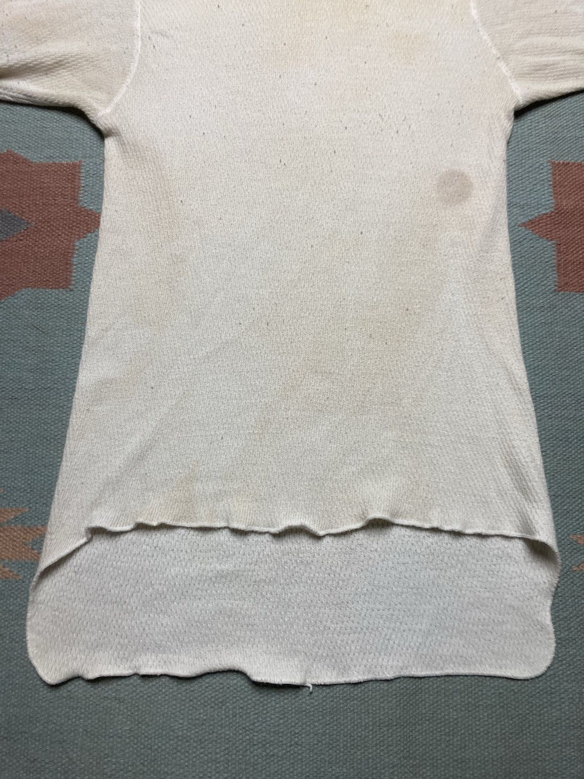 Vintage Vtg waffle knit thermal shirt JE Morgan stained grunge large Size US L / EU 52-54 / 3 - 4 Thumbnail
