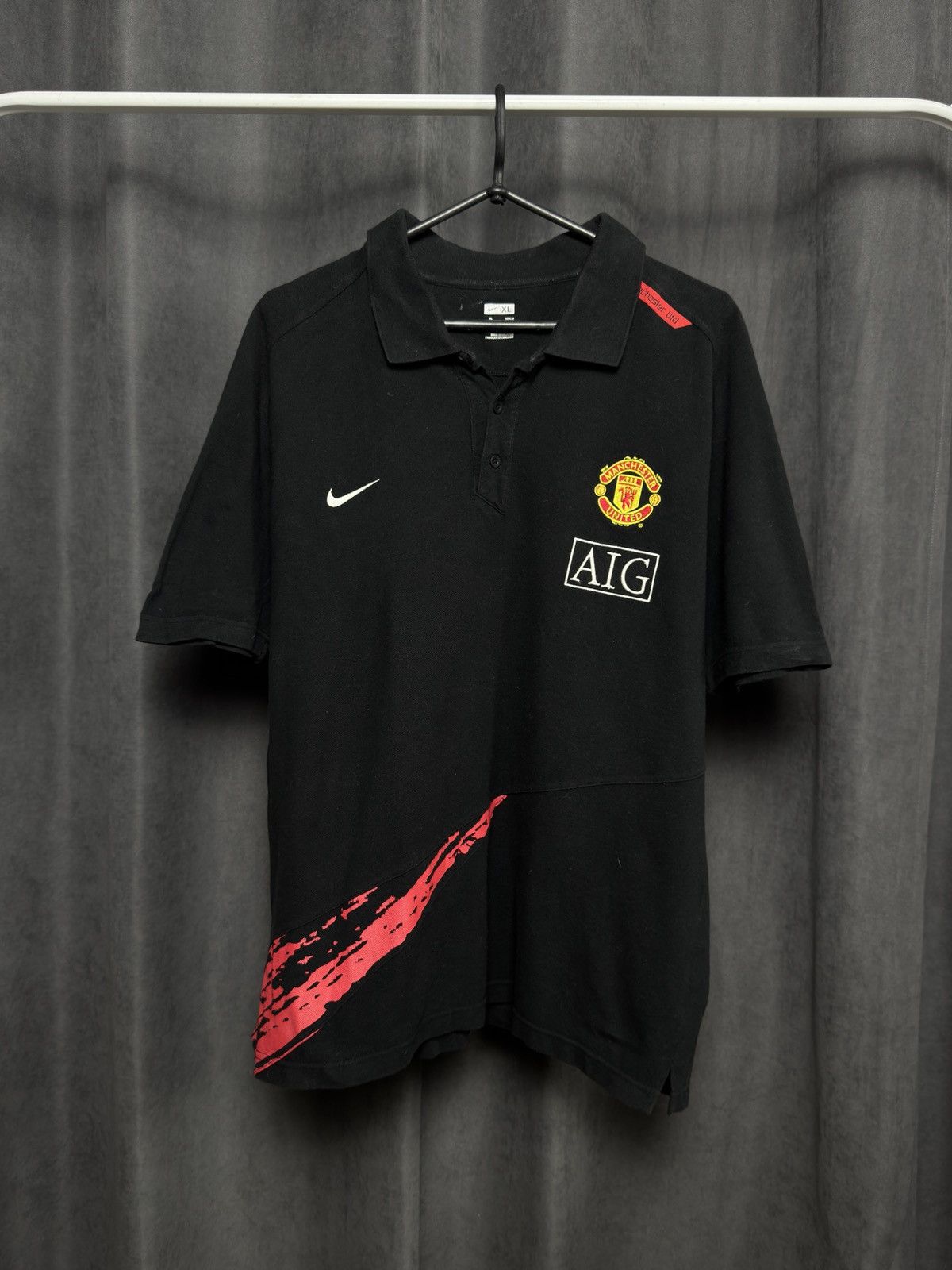 Vintage Manchester United Soccer Polo Shirt Jersey Nike Size US XL / EU 56 / 4 - 1 Thumbnail