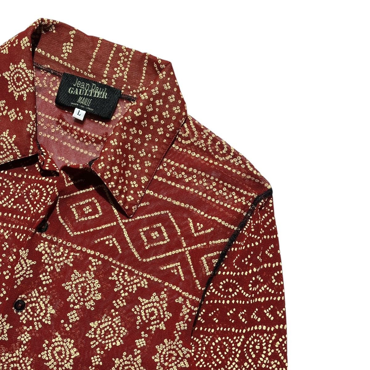 Jean Paul Gaultier Tribal button down top Size US L / EU 52-54 / 3 - 2 Thumbnail