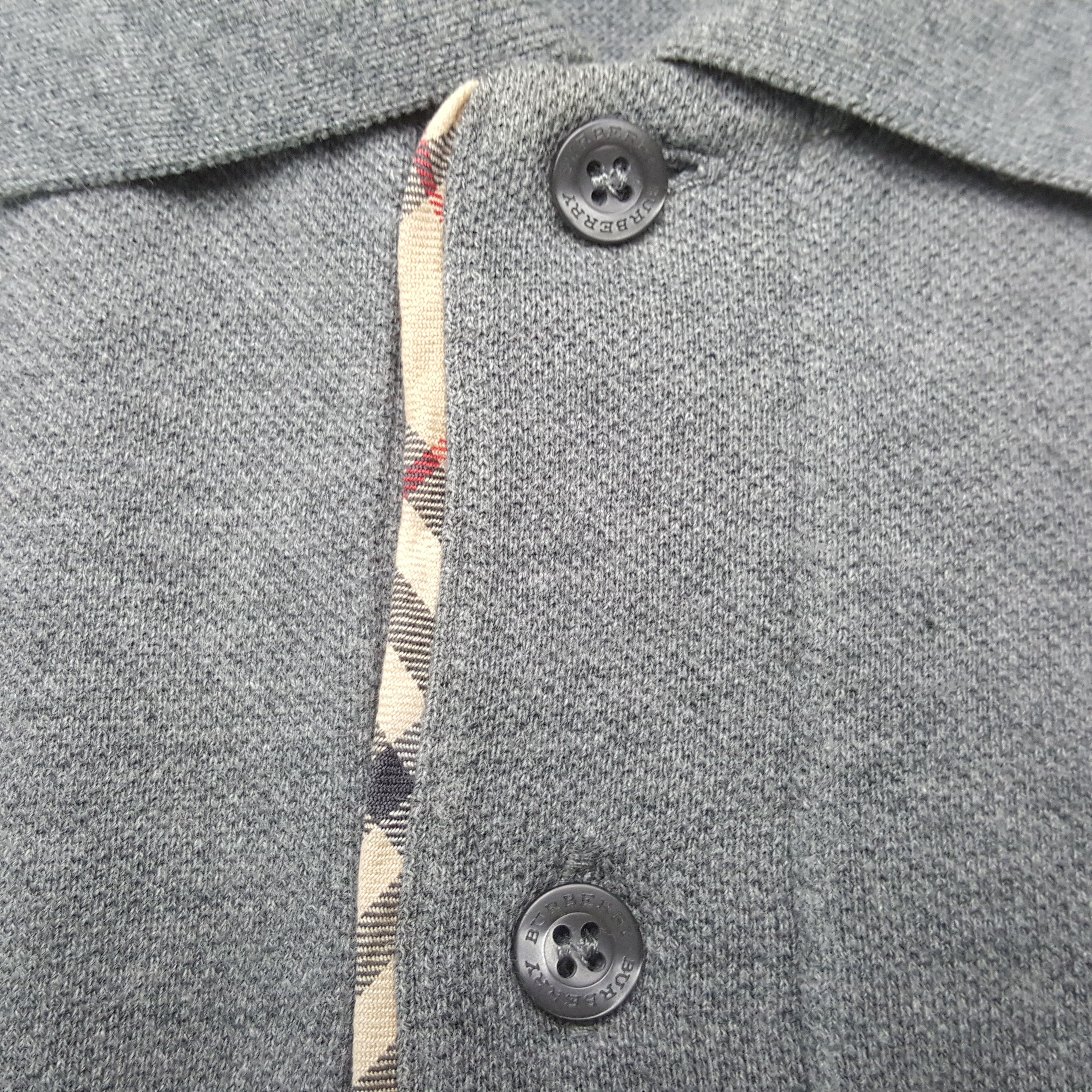 Burberry Vintage Burberry London Fashion Brand Polo Shirt RR5 Size US XL / EU 56 / 4 - 5 Thumbnail
