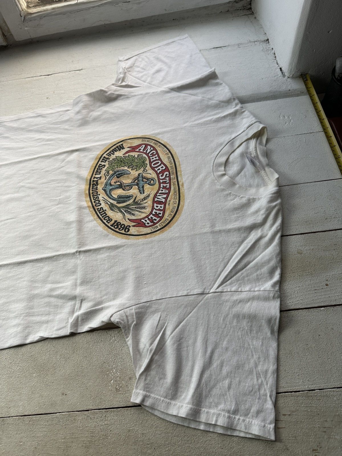 Other 🚨ANCHOR STEAM VNTG BEER T Shirt Coors Budweister Carlsberg Size US XL / EU 56 / 4 - 2 Thumbnail