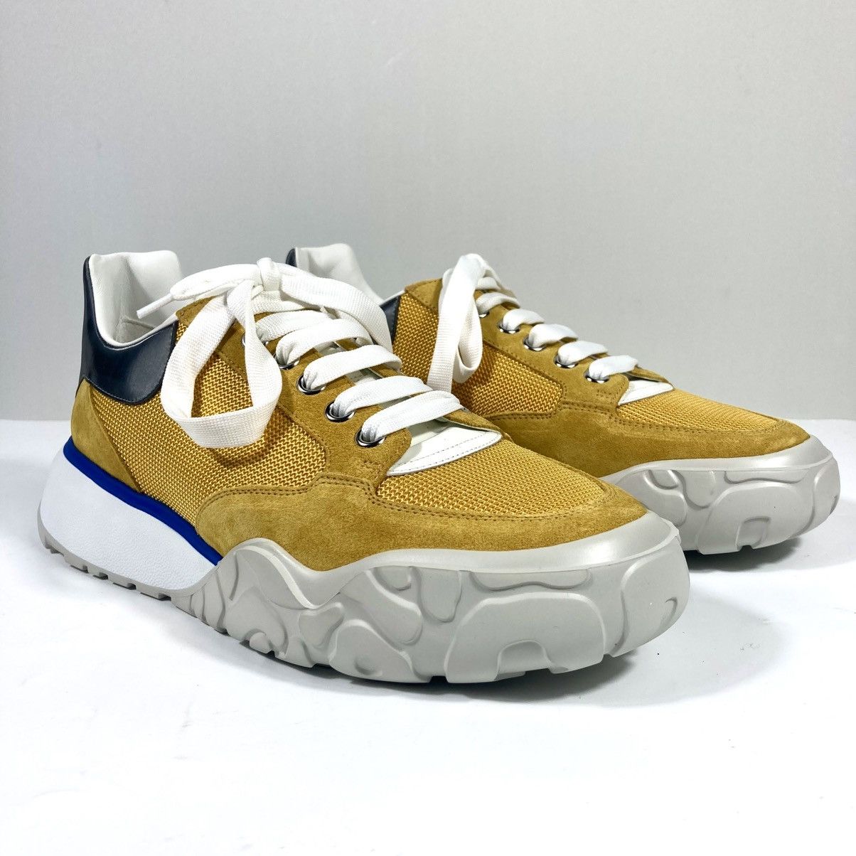 Alexander McQueen Alexander McQueen Mens Court Trainer Sneakers Yellow 43 EU Size US 10 / EU 43 - 7 Thumbnail