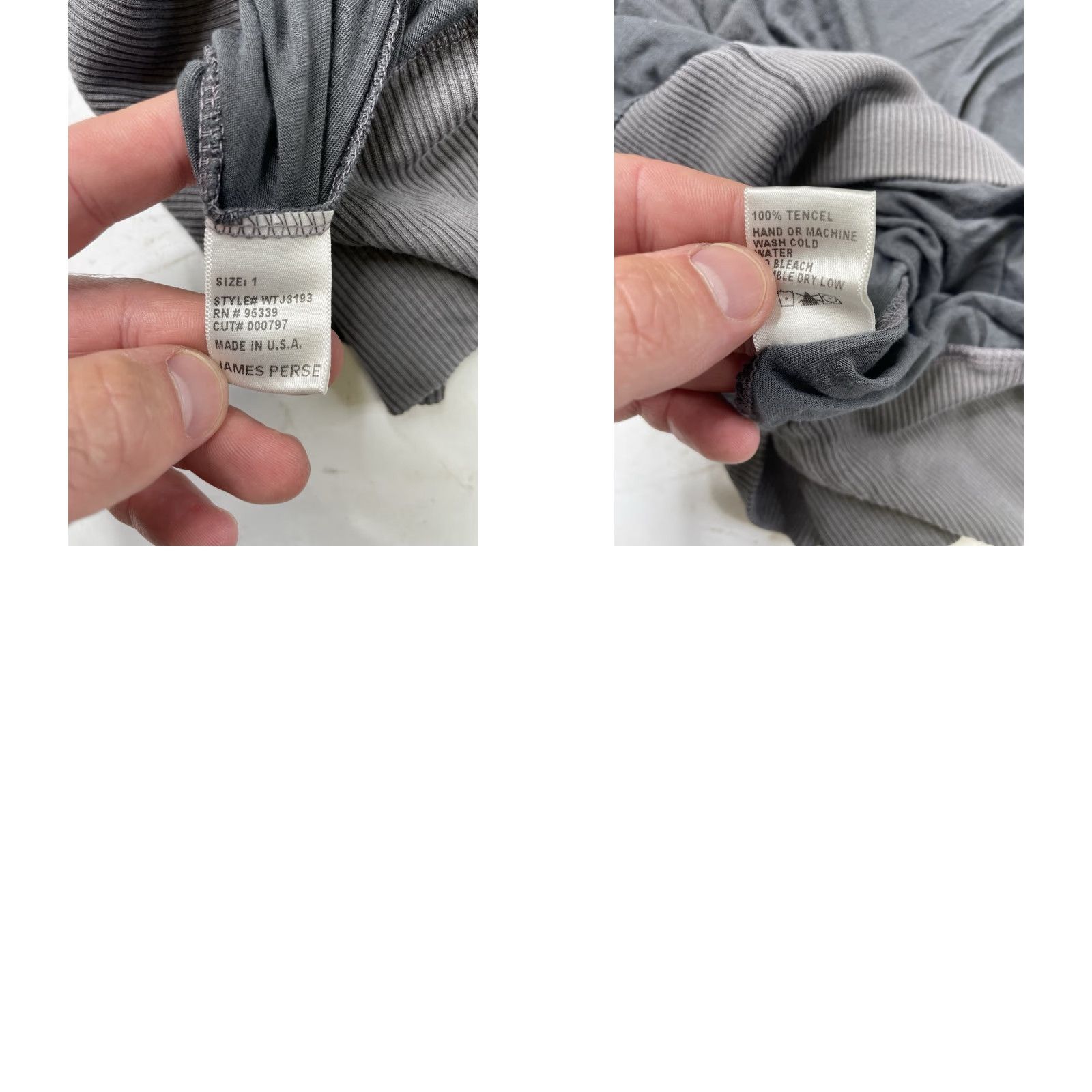 James Perse James Perse Top Womens Gray Kimono Tunic Size 1 Regular Cowl Neck Long Sleeve Pullover Solid Tunic Casual Love Size XS / US 0-2 / IT 36-38 - 8 Thumbnail