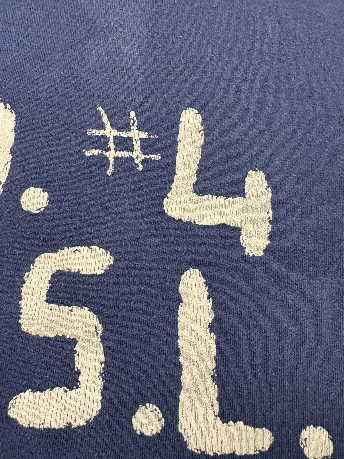Diesel Diesel 00s D#4 S.L Graphic T Shirt Faded Navy Y2K Vintage L Size L / US 10 / IT 46 - 10 Thumbnail