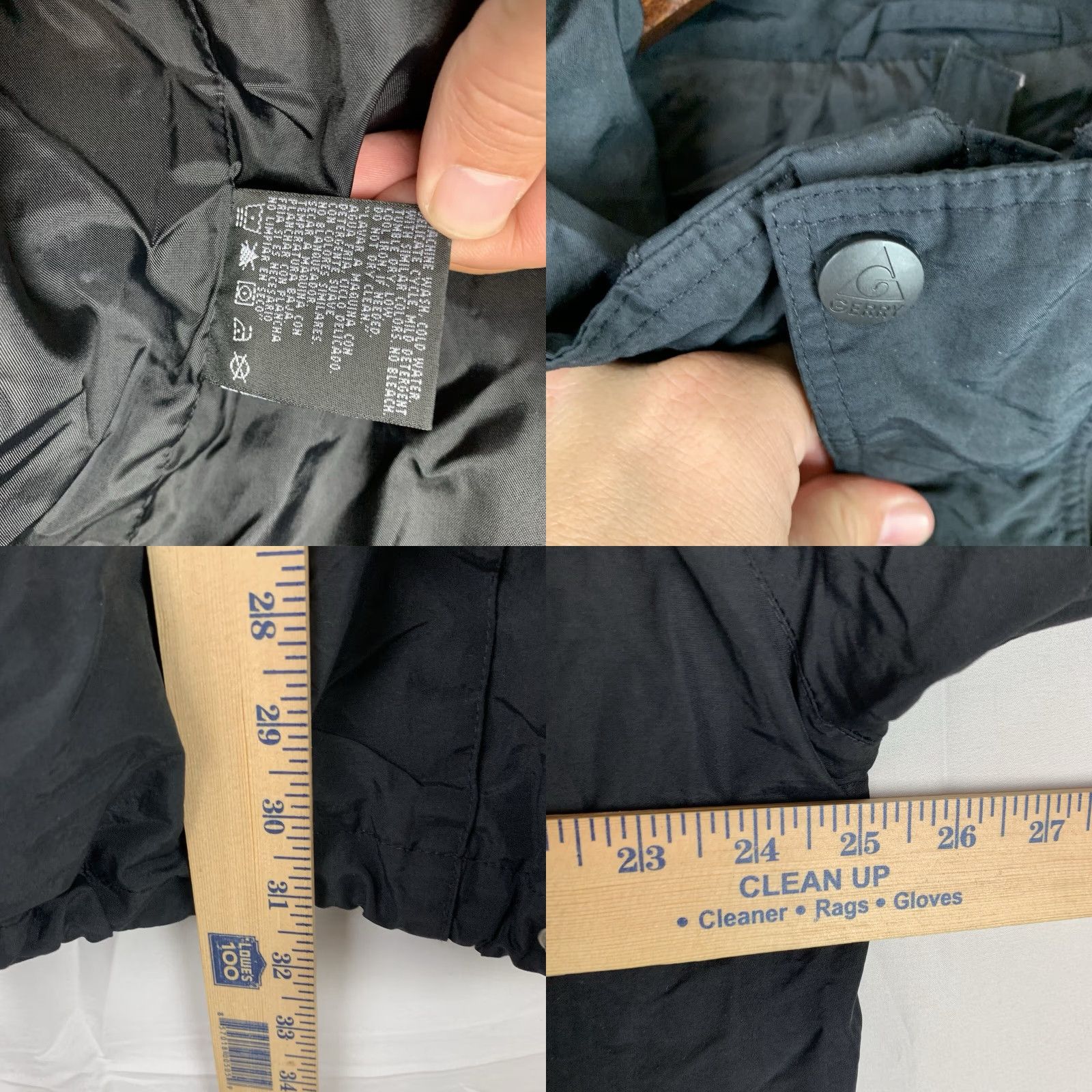 Vintage Gerry Jacket Men Black Winter Ski Nylon Size L Size US L / EU 52-54 / 3 - 10 Thumbnail