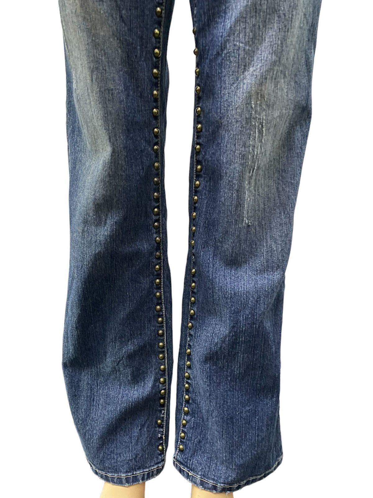 Hysteric Glamour × In The Attic Heatwave Studded Trimmed Flared Jeans Size US 32 / EU 48 - 4 Thumbnail