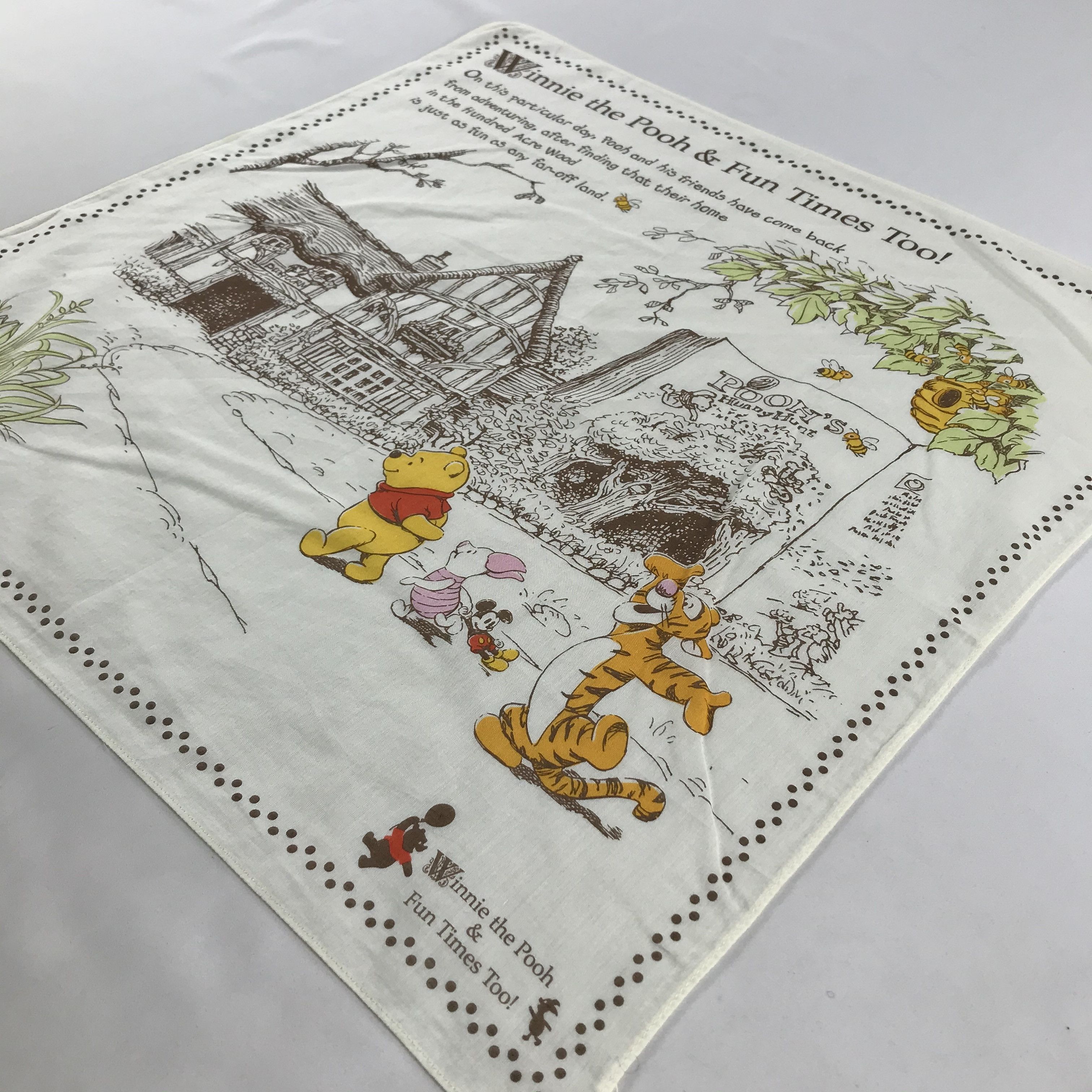 Disney × Vintage Disney Bandana / Handkerchief / Neckerchief - S1819 Size ONE SIZE - 2 Thumbnail