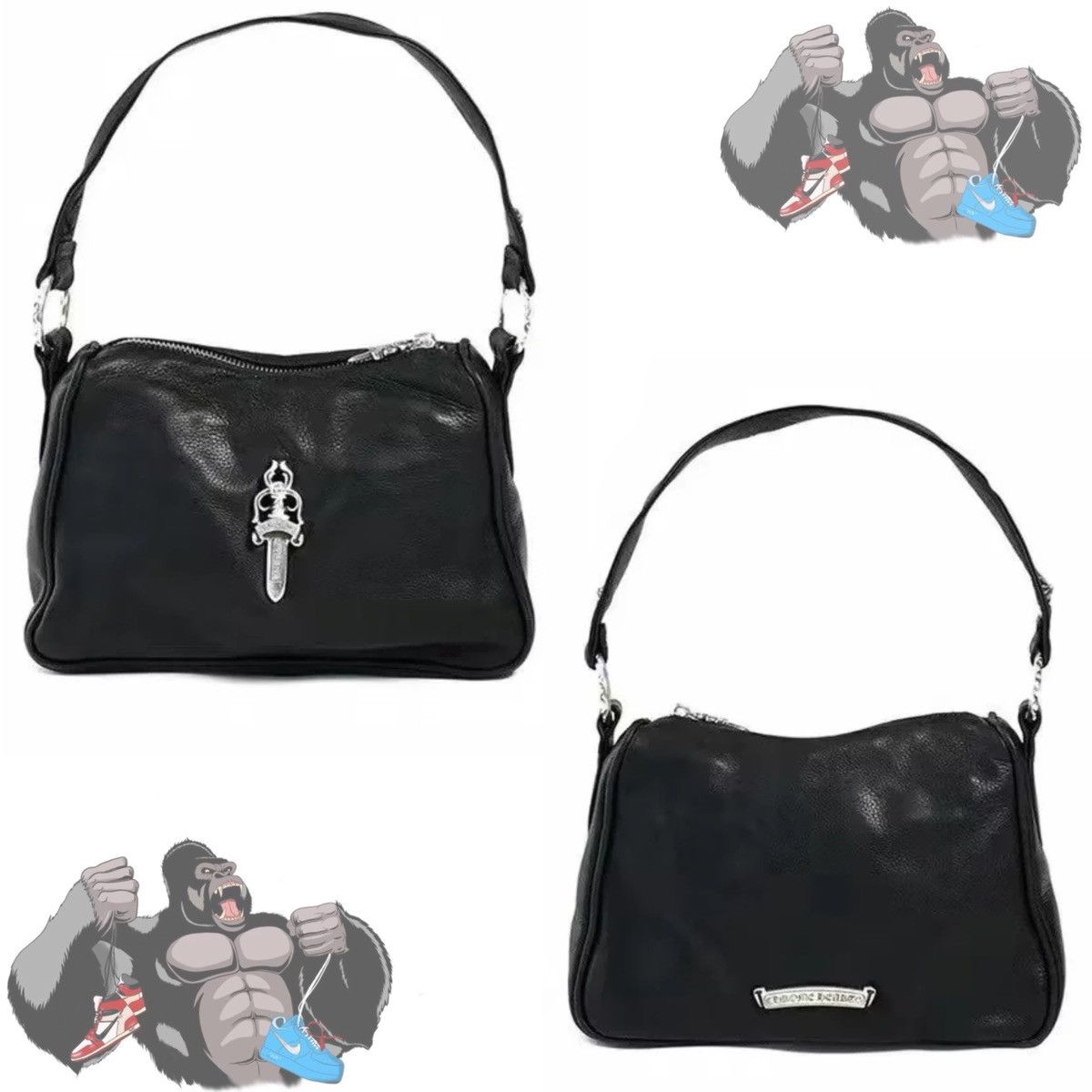 Chrome Hearts Chrome Hearts Black Chicken Nugget Bag Size ONE SIZE - 1 Thumbnail