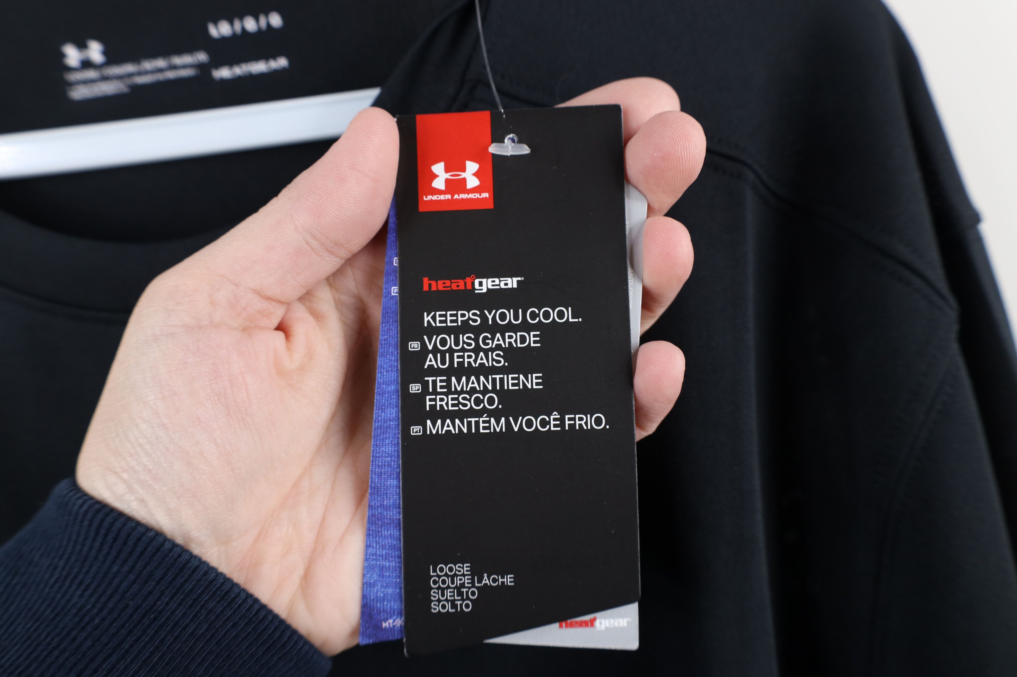 Under Armour × Vintage New Under Armour HeatGear Long Sleeve Tech T-Shirt Black Size US L / EU 52-54 / 3 - 5 Thumbnail