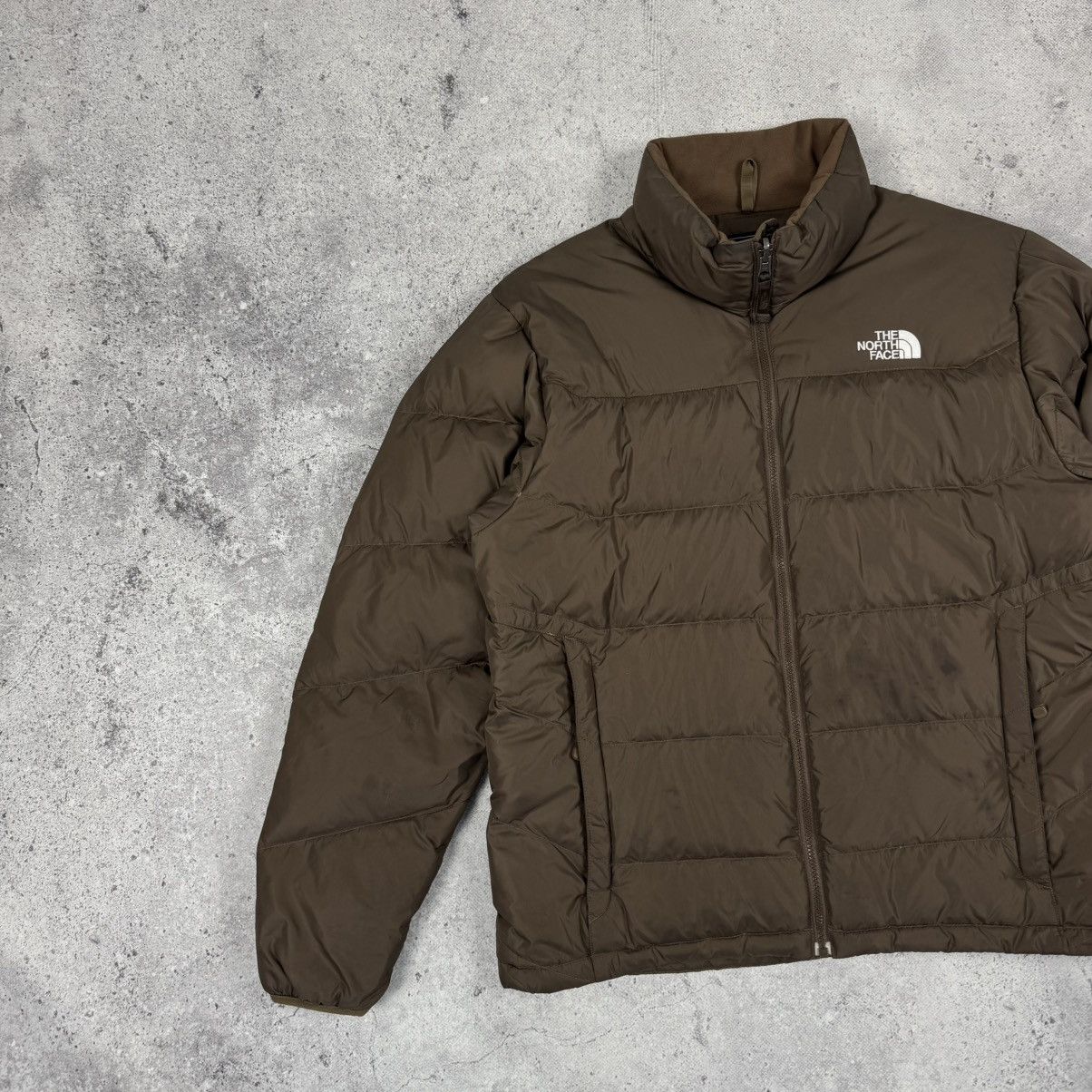 The North Face The North Face Brown Puffer Down Jacket Nuptse 550 Size US M / EU 48-50 / 2 - 5 Thumbnail