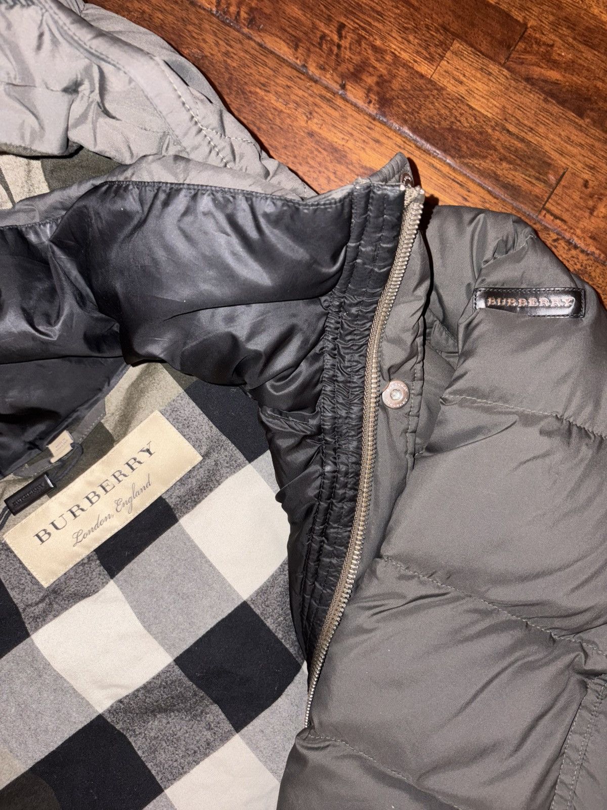 Burberry Dark Green Burberry Coat Size US XXL / EU 58 / 5 - 3 Thumbnail