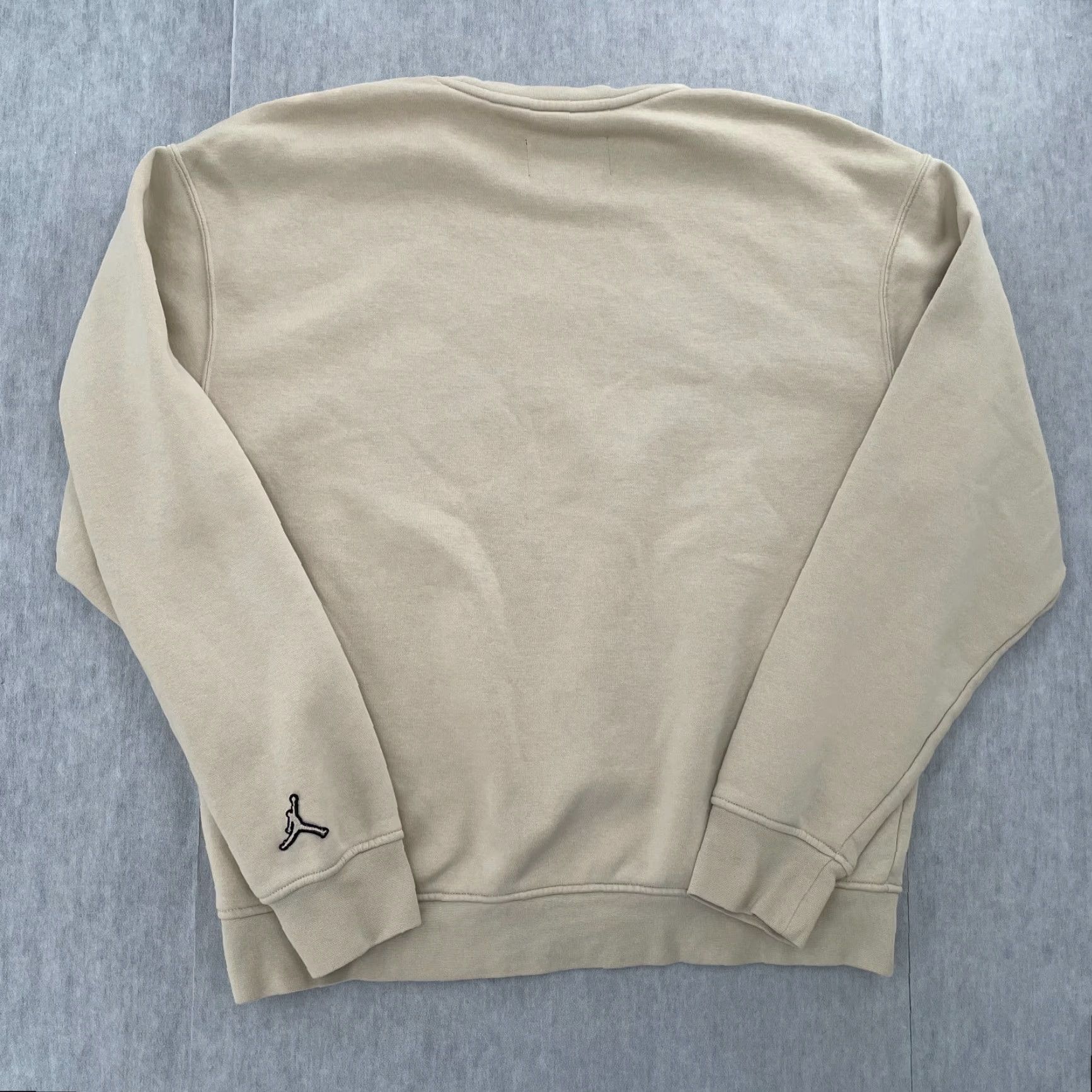 Jordan Brand Nike Jordan Sweater Adult Crew Neck Plaid Spell Out Pullover Mens M Brown Cotton Polyester Fleece Embroidered Logo Regular Size US M / EU 48-50 / 2 - 2 Thumbnail