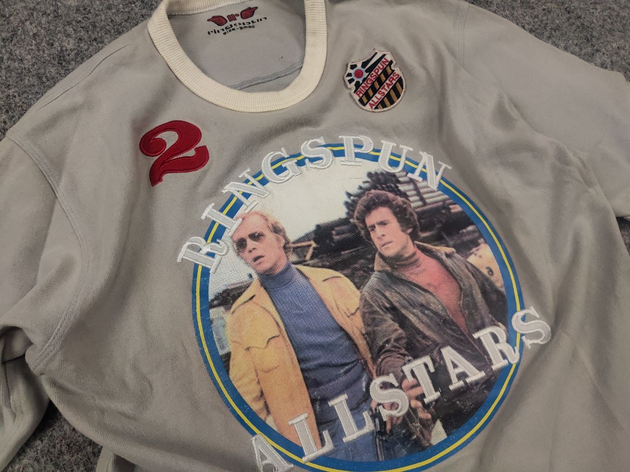 Ringspun Ringspun All Star Logo Starsky Vintage T shirt Y2K Style Size US S / EU 44-46 / 1 - 5 Thumbnail