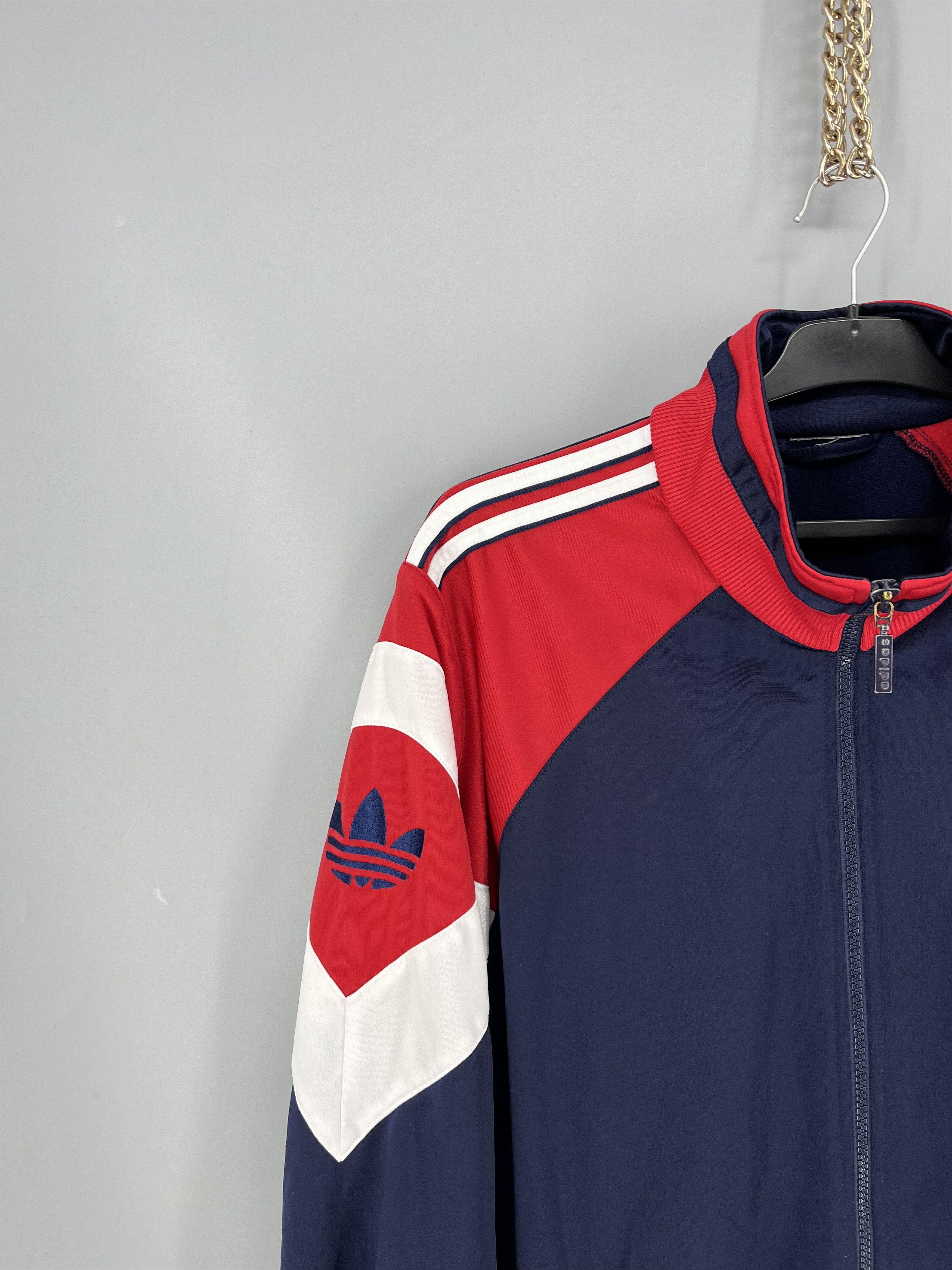 Vintage 90’s adidas RETRO Y2K BIG logo TRACK JACKET Size US M / EU 48-50 / 2 - 4 Thumbnail