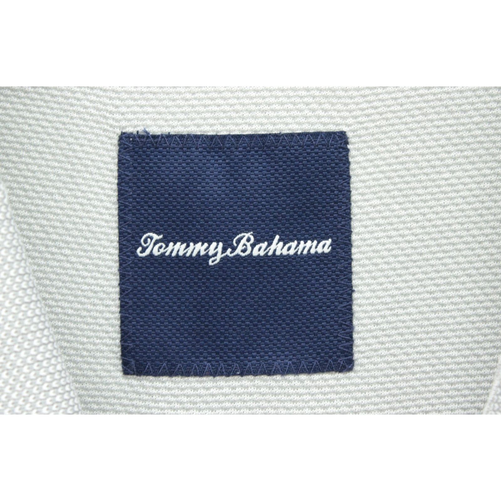 Tommy Bahama Tommy Bahama Shirt Mens 2XL Gray Solid Polo Long Sleeve Pullover Modal Polyester Size US XXL / EU 58 / 5 - 6 Thumbnail