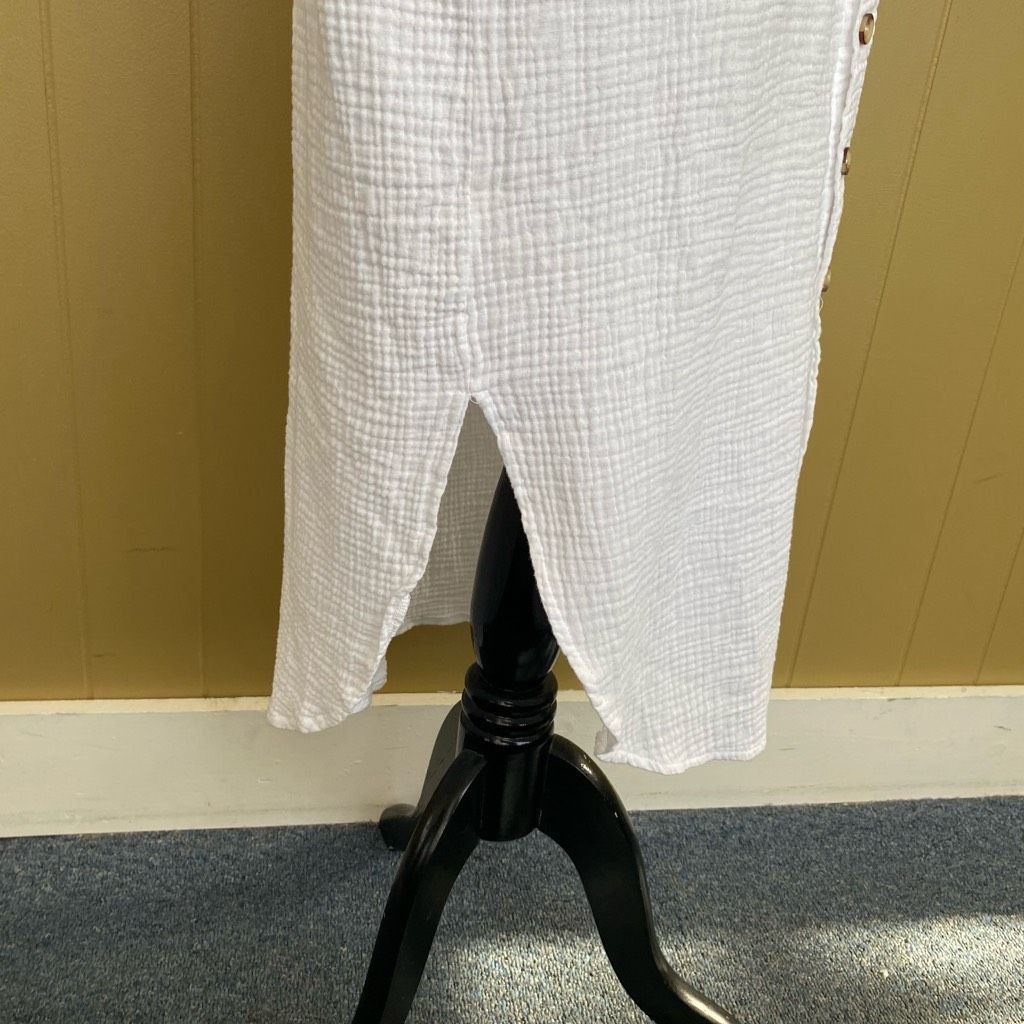 Other Women’s button down short sleeve maxi collar dress or swim c Size S / US 4 / IT 40 - 3 Thumbnail