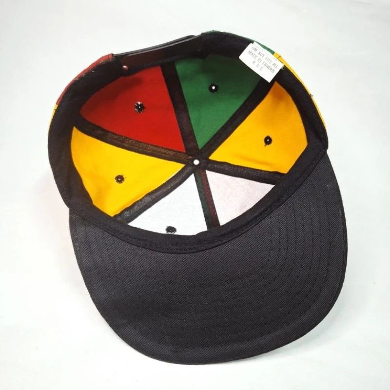 Vintage Rastafarian Original Vintage Cap – Unique, Authentic Styl Size ONE SIZE - 6 Thumbnail
