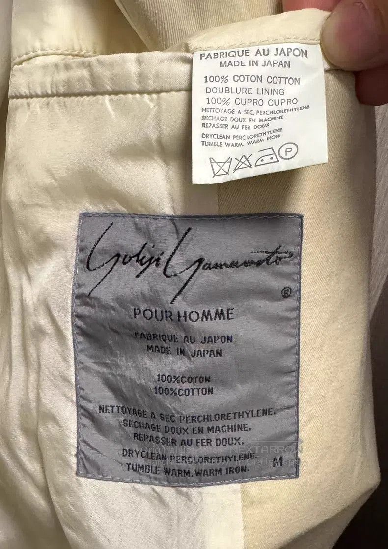 Yohji Yamamoto Yohji Yamamoto size m 88ss Petal Neck Trim Belt blazer Size 40R - 7 Thumbnail