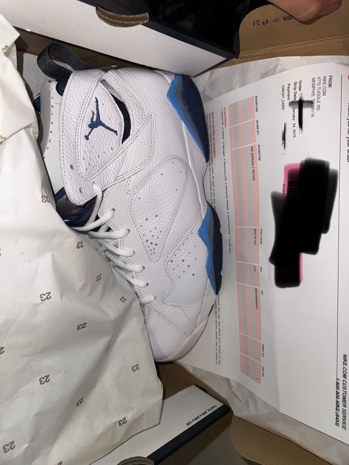 Other Jordan 7 French blue 2015 Size US 10.5 / EU 43-44 - 1 Thumbnail