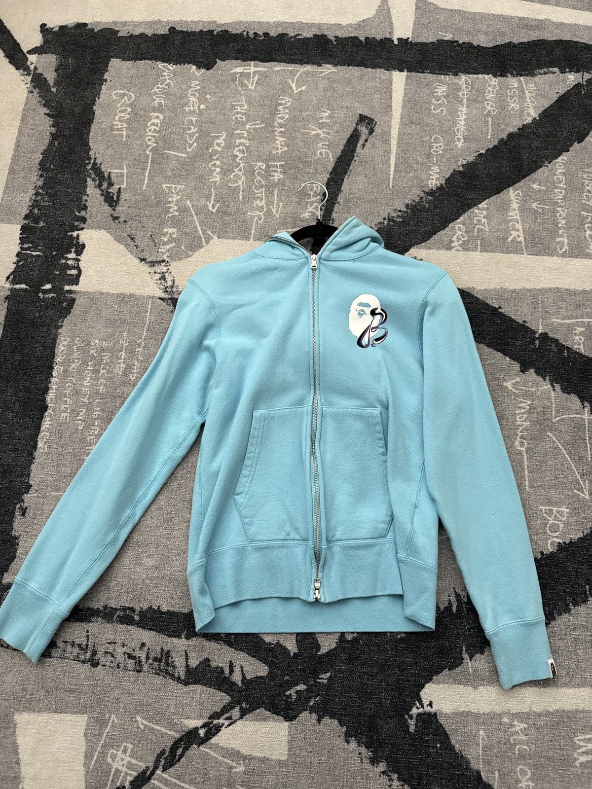 Bape Bape baby blue full zip up Size US S / EU 44-46 / 1 - 2 Thumbnail