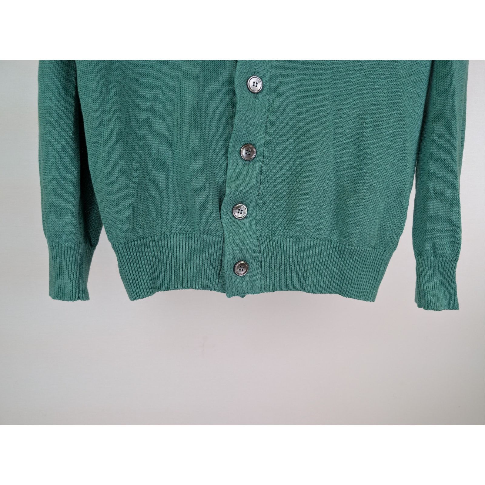 Paul Stuart o1rshd1 CC20 Cardigan Sweater in Green Size US S / EU 44-46 / 1 - 4 Thumbnail