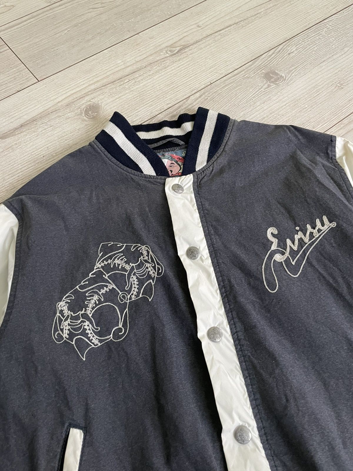 Evisu × Japanese Brand × Vintage Evisu Bomber Jacket Size US L / EU 52-54 / 3 - 14 Thumbnail