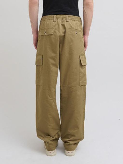 Marni o1w1db11125 Gabardine Cargo Pants in Khaki Green Size US 36 / EU 52 - 2 Thumbnail