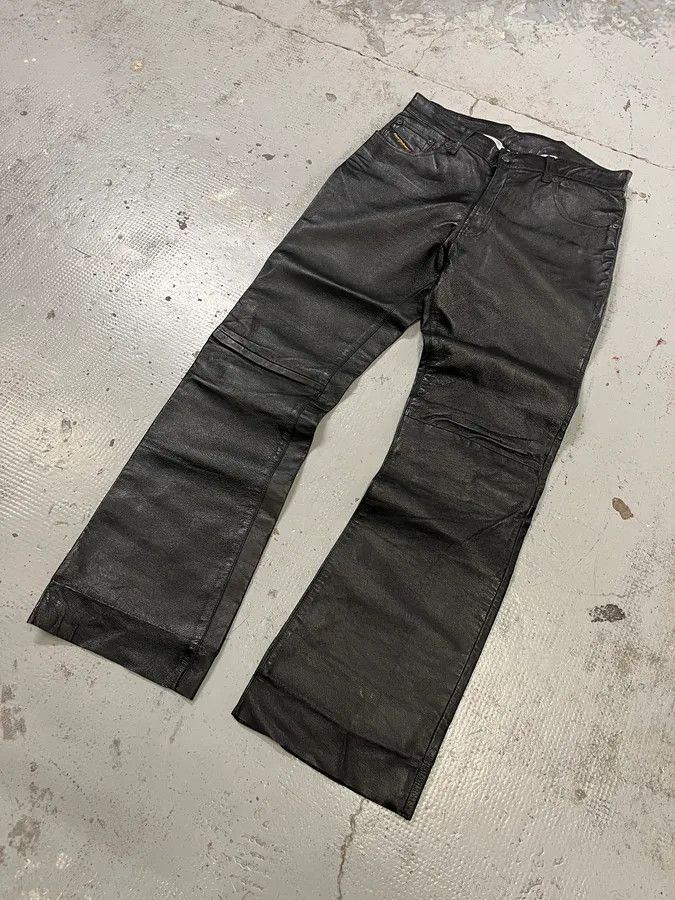 Diesel Diesel Biker Leather Black Pants Size US 30 / EU 46 - 5 Thumbnail