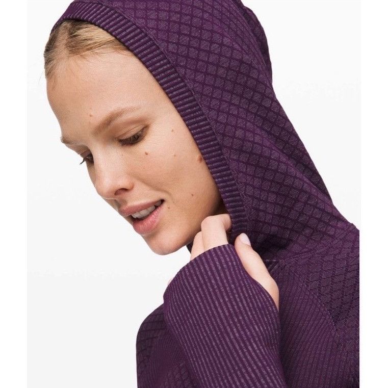 Lululemon Lululemon Rest Less Hoodie *Patchwork Galactic Grape / Silve Size L / US 10 / IT 46 - 5 Thumbnail
