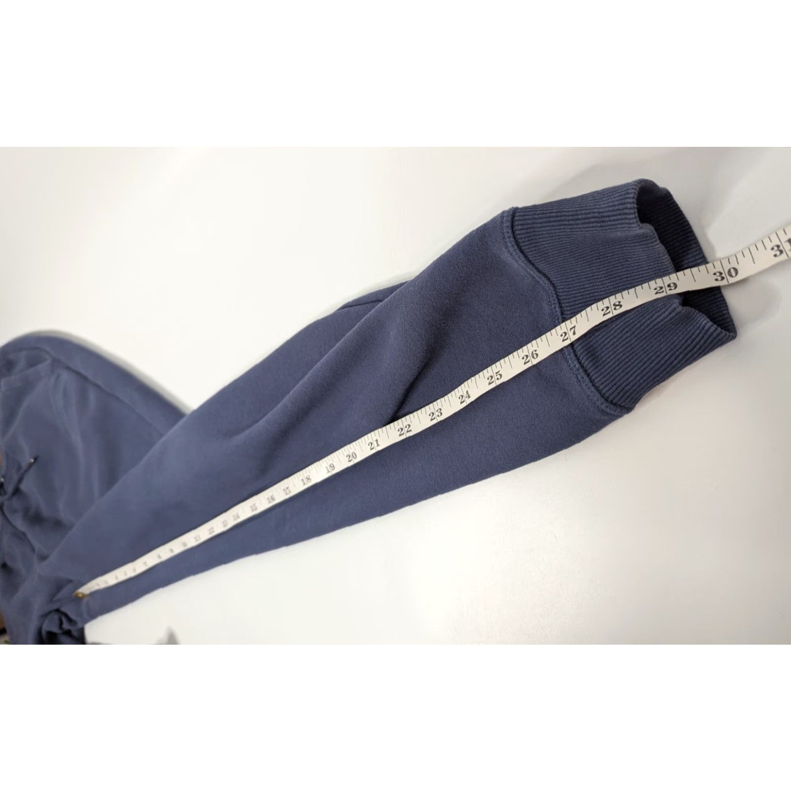 Hurley Hurley Mens Fleece Jogger Blue Logo Pockets Elastic Waist Cotton Blend Sz Large Size US 33 - 6 Thumbnail