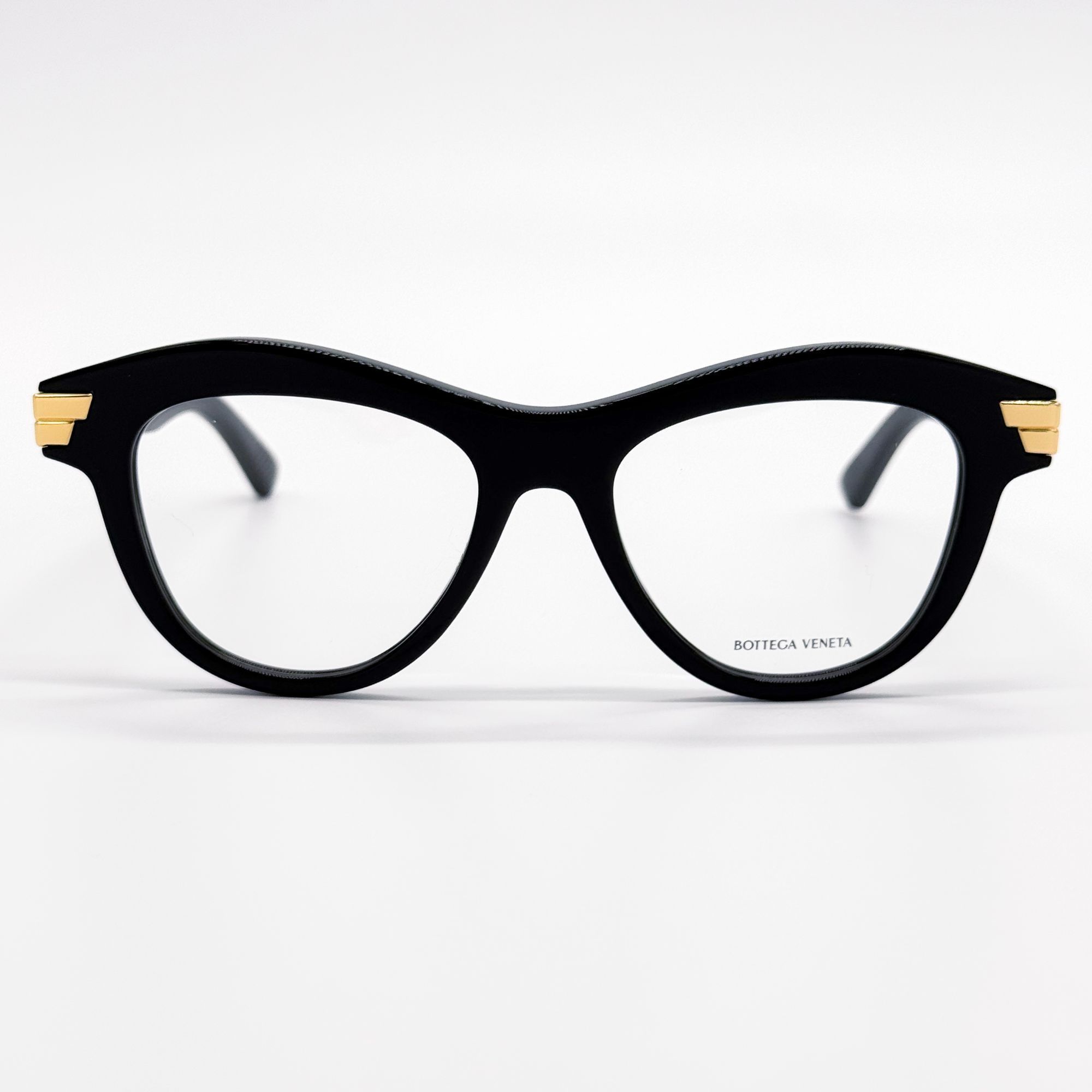 Bottega Veneta NEW BOTTEGA VENETA EYEGLASSES BV1105O 001 CAT EYE BLACK WOME Size ONE SIZE - 3 Thumbnail