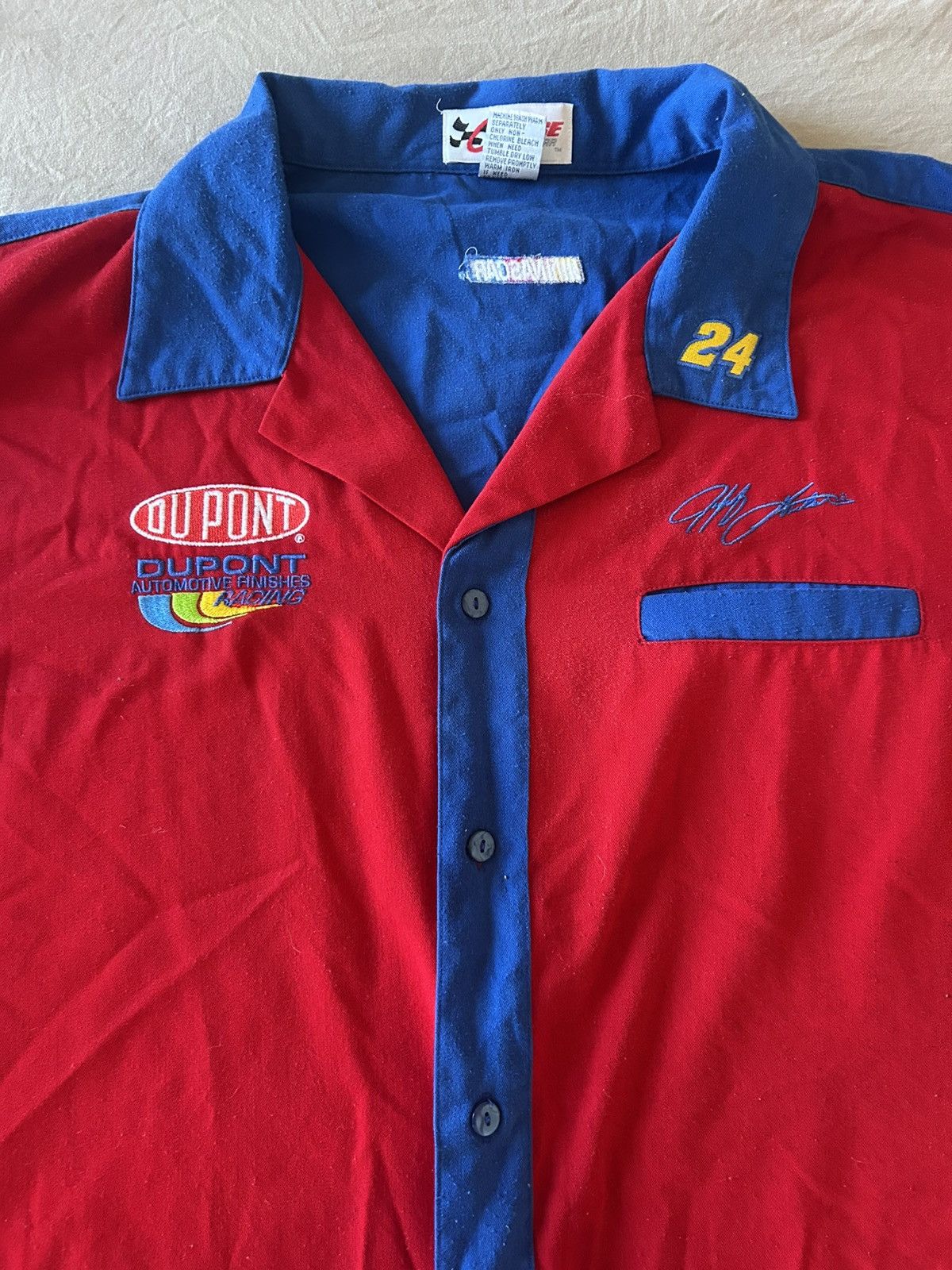 NASCAR Vintage NASCAR Jeff Gordon Button-Up Size US XXL / EU 58 / 5 - 2 Thumbnail