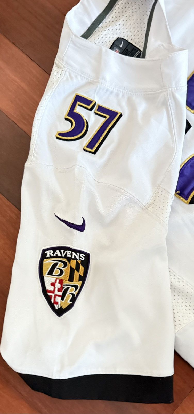 Nike C. J. Mosley Baltimore Ravens Vintage Stitched Jersey Size US XL / EU 56 / 4 - 4 Thumbnail