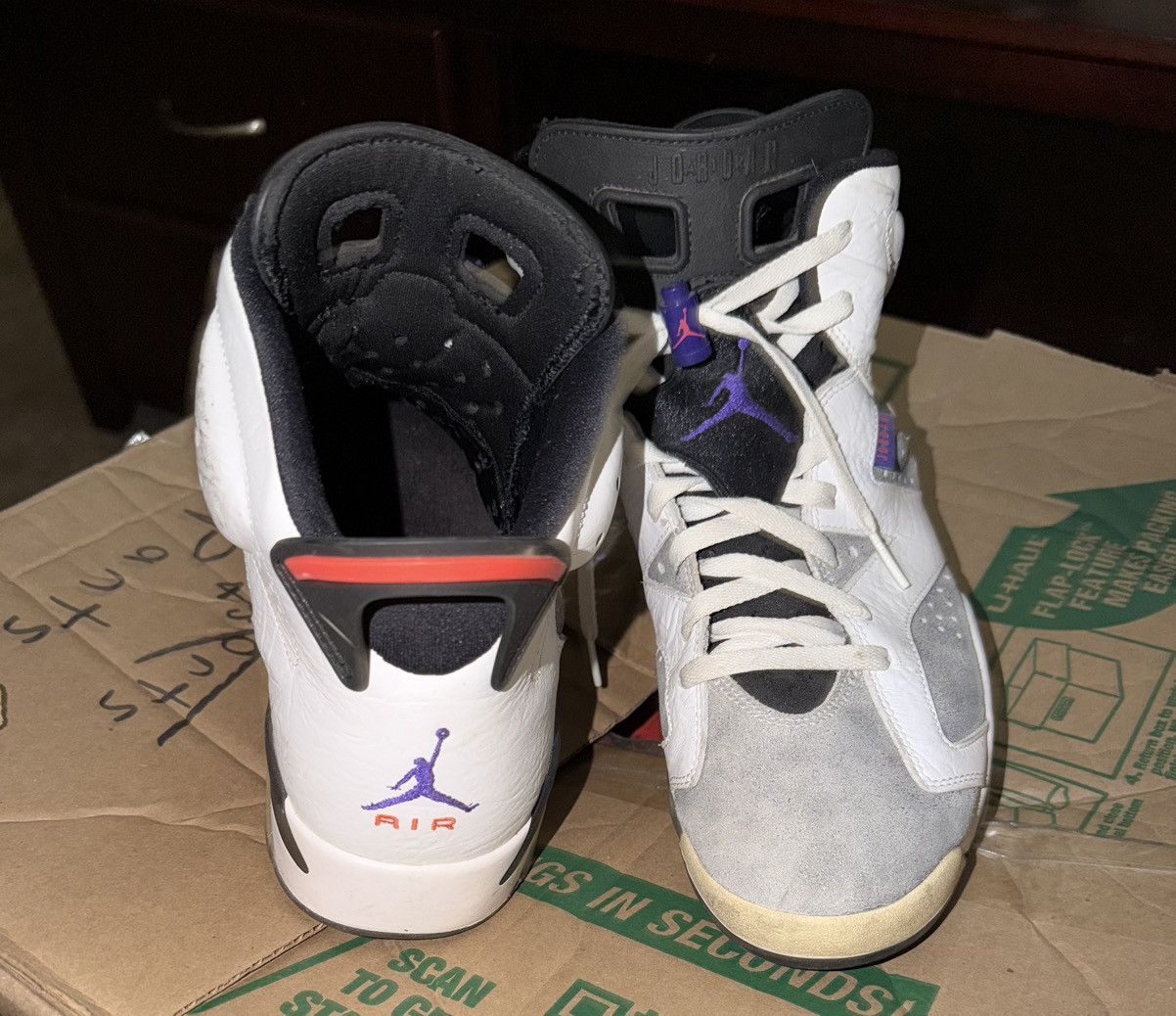 Jordan Brand Nike Air Jordan 6 Retro LTR 'Flint' Size 11 Size US 11 / EU 44 - 4 Thumbnail