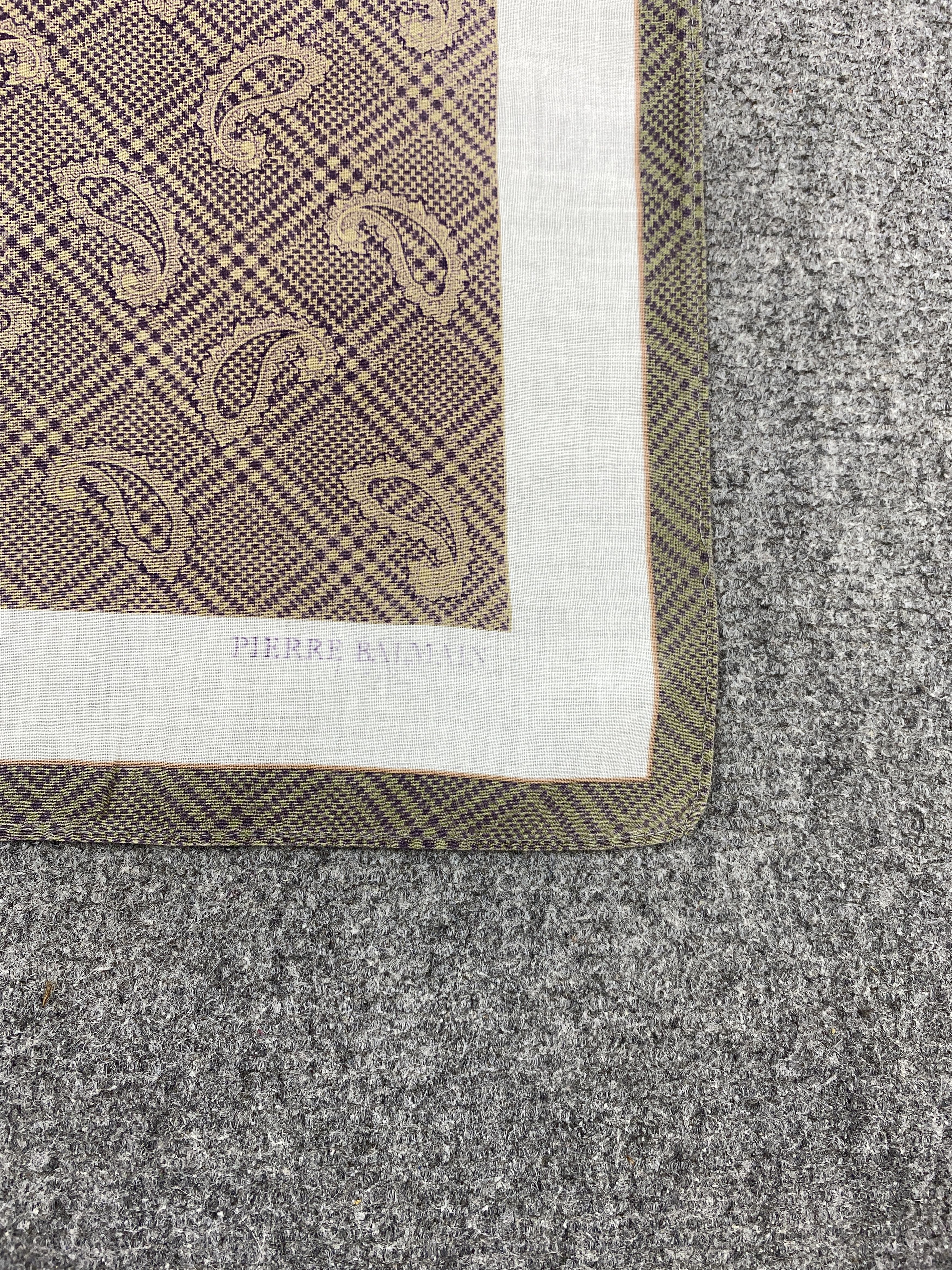 Pierre Balmain Pierre Balmain Handkerchief / Bandana / Neckerchief HKC1130 Size ONE SIZE - 7 Thumbnail