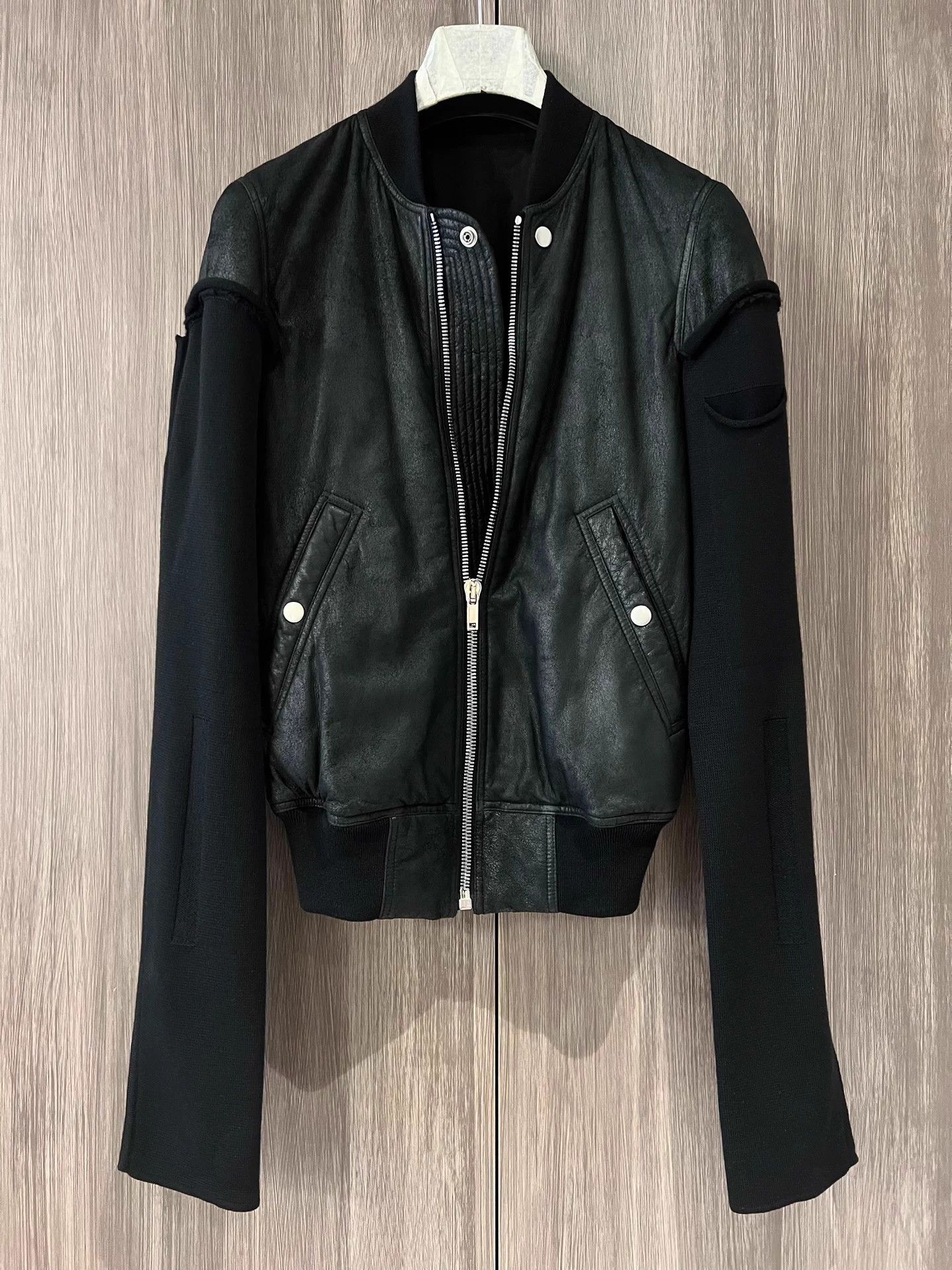Rick Owens Rick Owens Burnt Leather Jacket Size US S / EU 44-46 / 1 - 1 Thumbnail