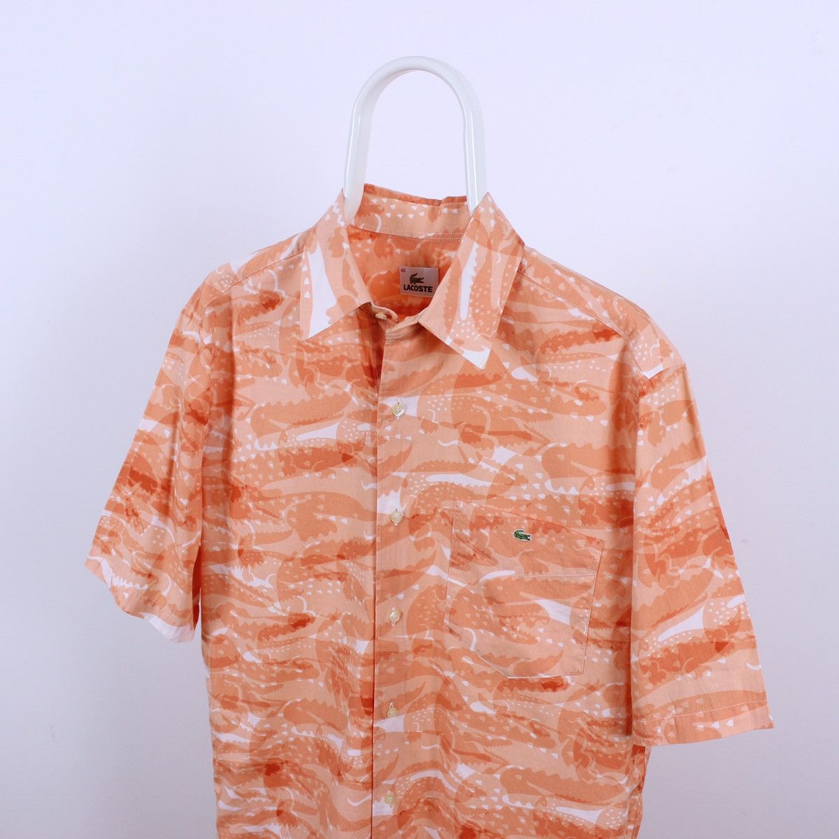 Lacoste Vintage Lacoste Short Sleeve Shirt Size US M / EU 48-50 / 2 - 1 Thumbnail