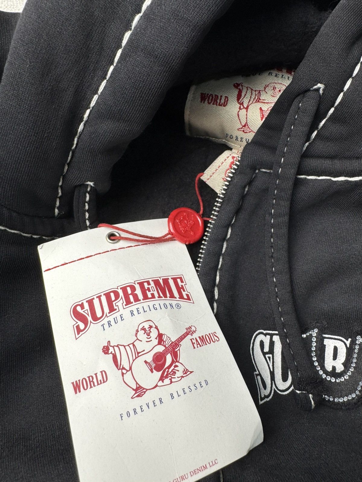 Supreme × True Religion True religion zip hoodie Size US S / EU 44-46 / 1 - 6 Thumbnail