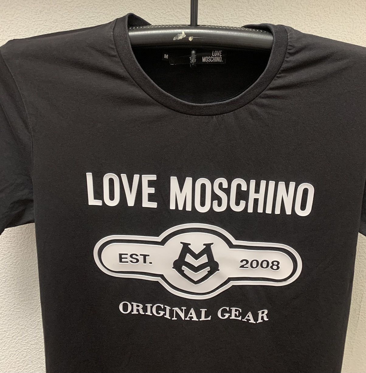 Moschino Love Moschino big logo black t-shirt M sz black Size US M / EU 48-50 / 2 - 5 Thumbnail