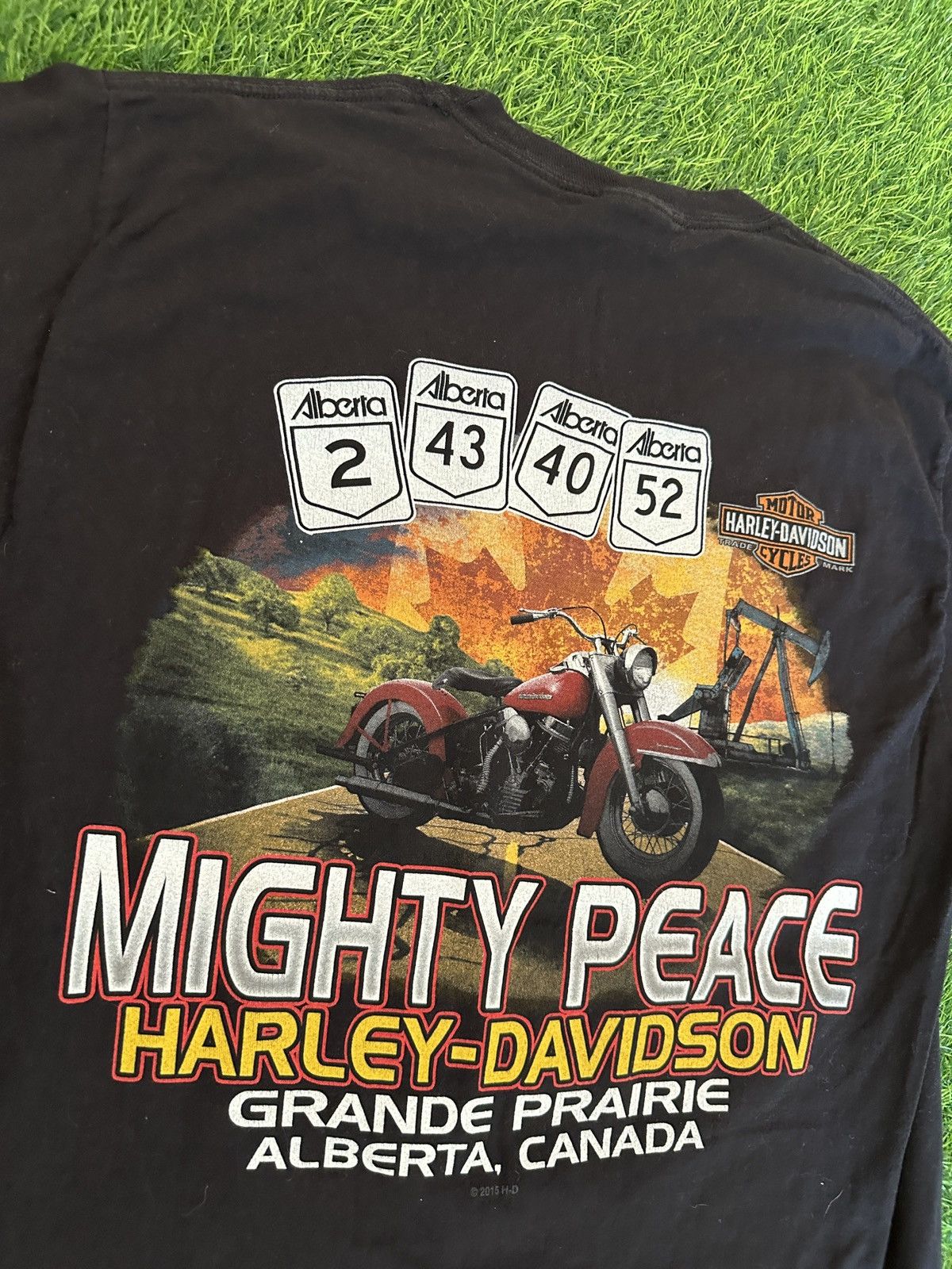 Harley Davidson Harley davidson motorcycles alberta canada tee shirt size L Size US L / EU 52-54 / 3 - 4 Thumbnail