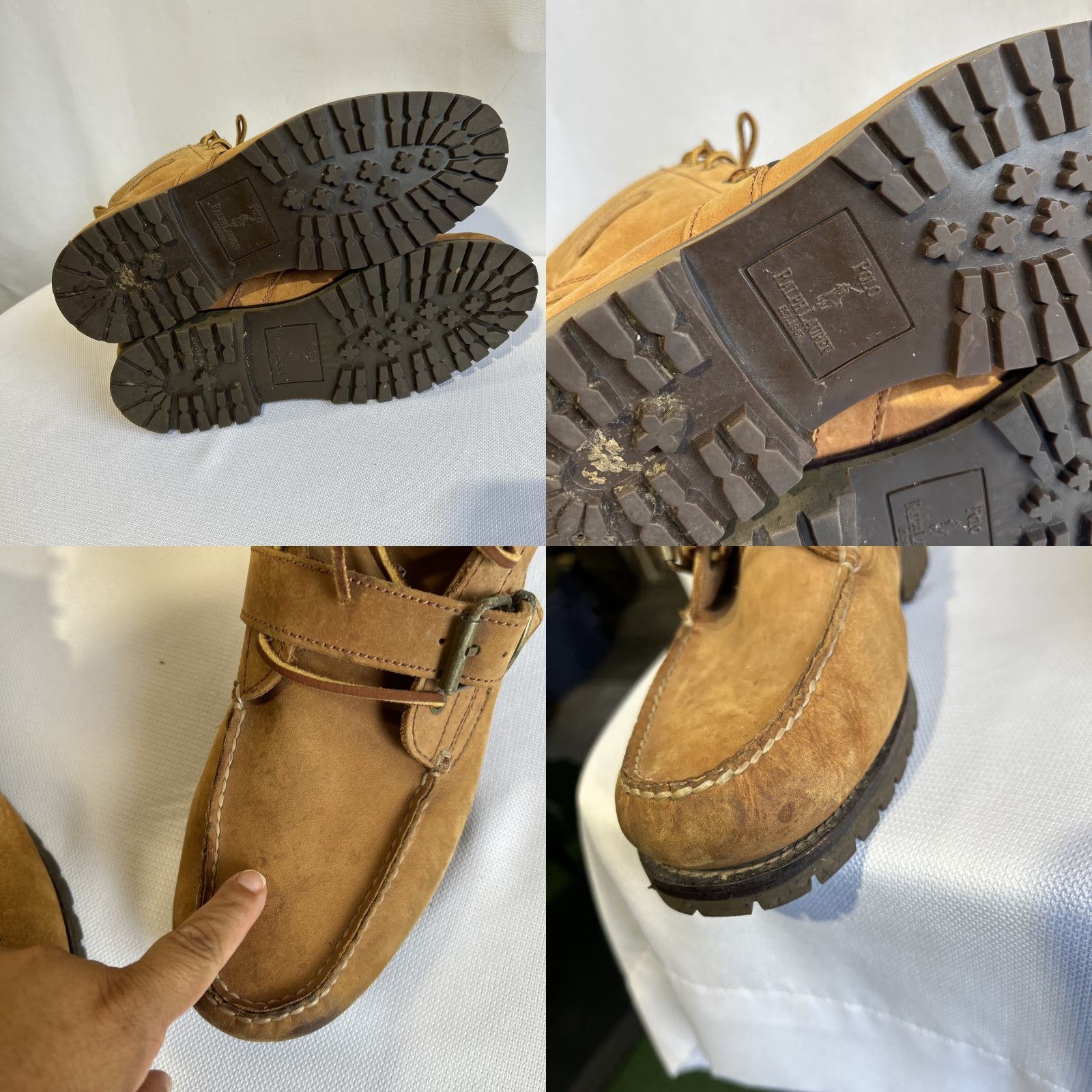 Polo Ralph Lauren Polo Ralph Lauren Ranger Boot Radbourne Combat Leather 11.5 Men Brown Leather Rubber M Size US L / EU 52-54 / 3 - 9 Thumbnail