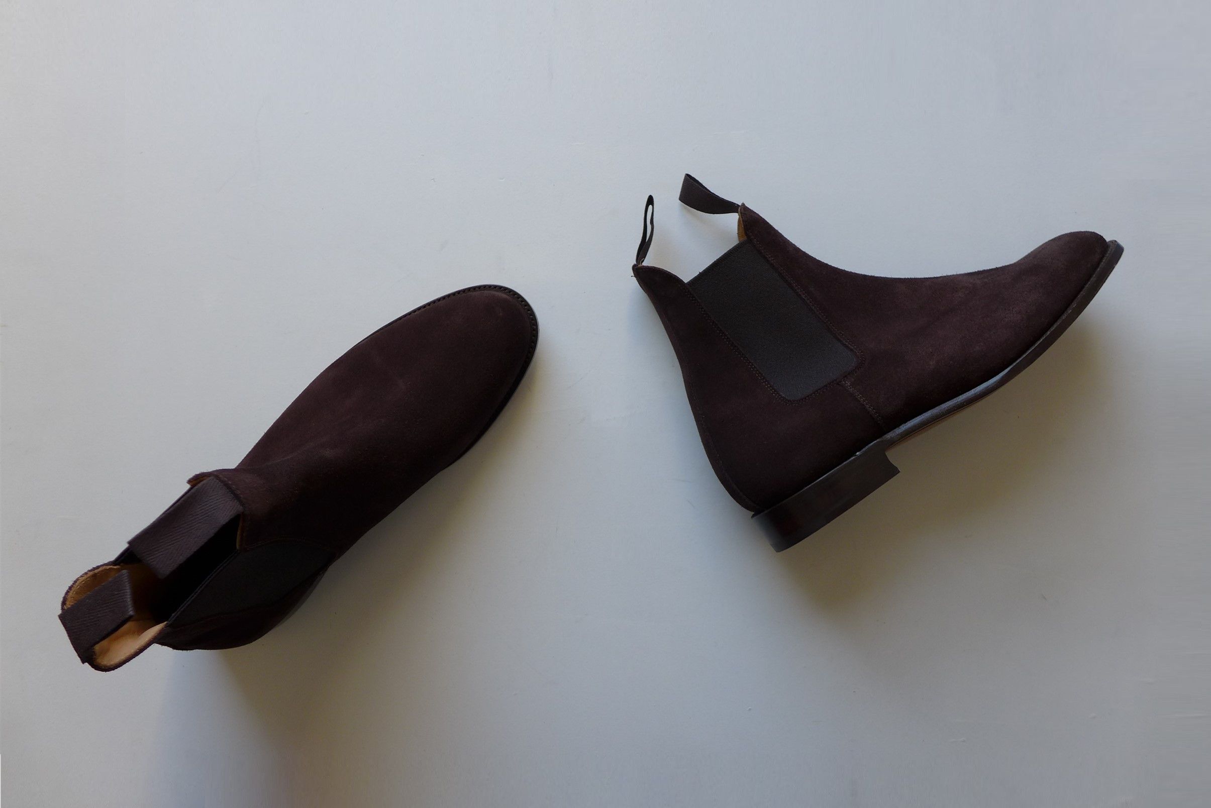 Tricker's Tricker's Gigio Chelsea Boots - Coffee Ox Reverse Suede Size US 8.5 / EU 41-42 - 10 Thumbnail