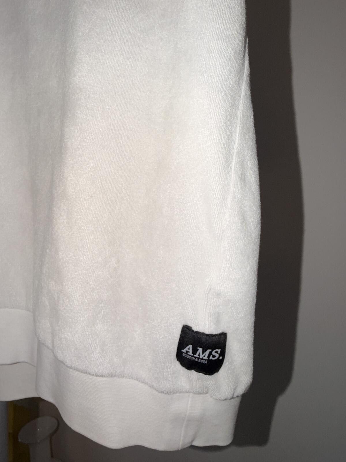 Scotch & Soda Scotch & Soda White Terry Cloth Polo Shirt, Size Large Size US L / EU 52-54 / 3 - 3 Thumbnail
