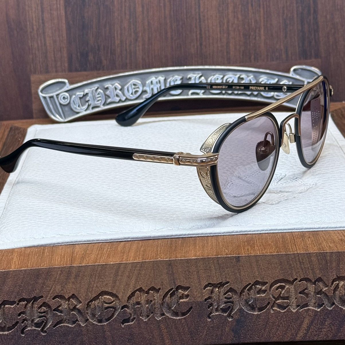 Chrome Hearts Chrome Hearts PREYANK II Sunglasses Size ONE SIZE - 5 Thumbnail